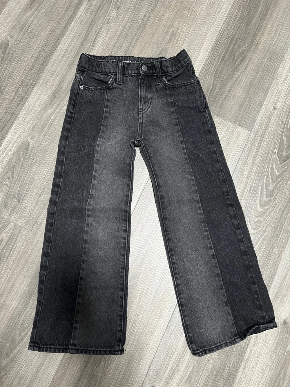 Old Navy Black High-Rise Baggy Wide-Leg Kids Jeans
